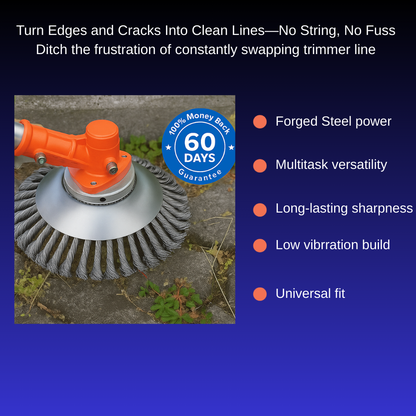 Indestructible Steel Trimmer Head