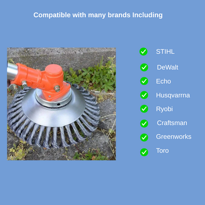 Indestructible Steel Trimmer Head
