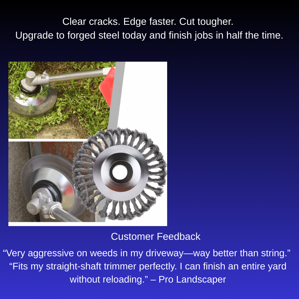 Indestructible Steel Trimmer Head