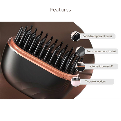 Tame-On Straightener Comb