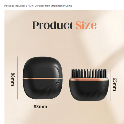 Tame-On Straightener Comb