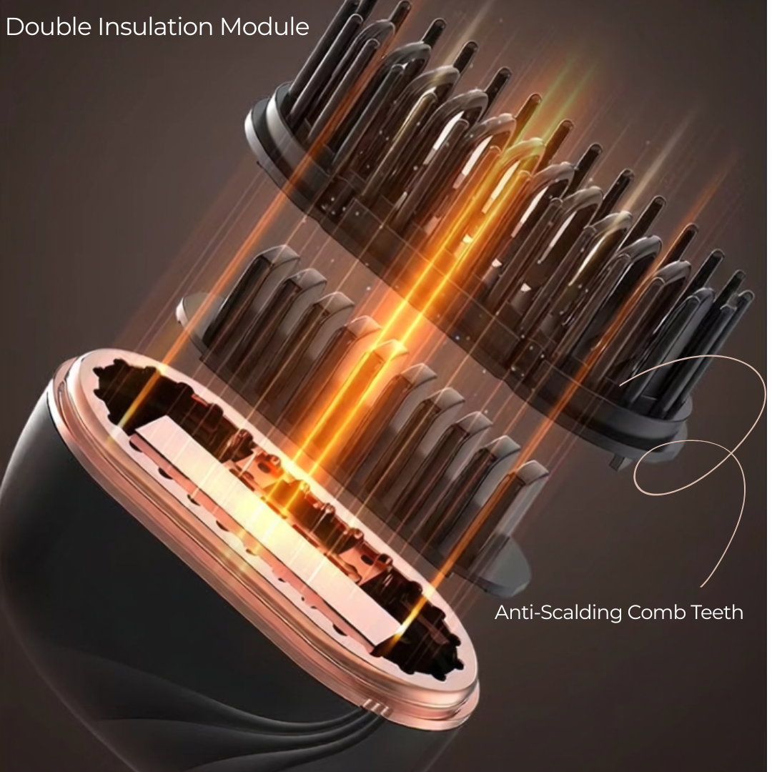 Tame-On Straightener Comb