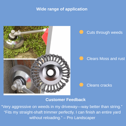 Indestructible Steel Trimmer Head